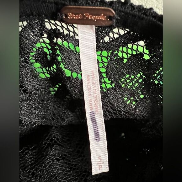 Free People x Revolve Adored Maxi Black Lace Dress - Picture 9 of 11